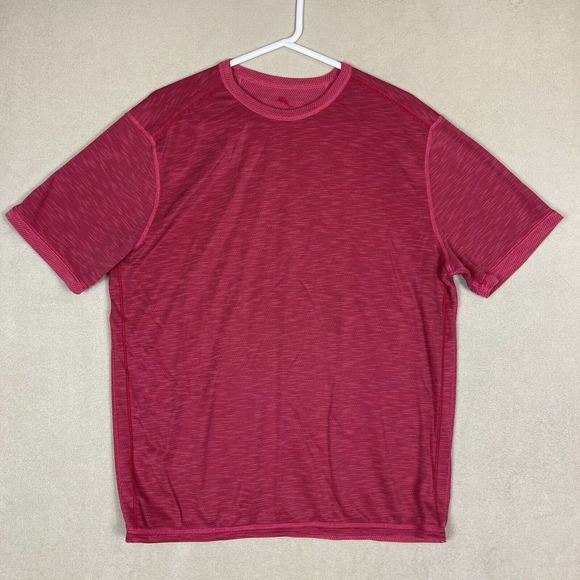 Tommy Bahama T-Shirt Adult Extra Large Red Marlin Lightweight Logo Spell Out Men - Picture 1 of 8